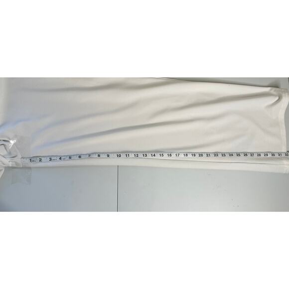 Lulus NWOT White Backless Jumpsuit Wide Leg V-Neck Cocktail Party Vacay M - Picture 7 of 10